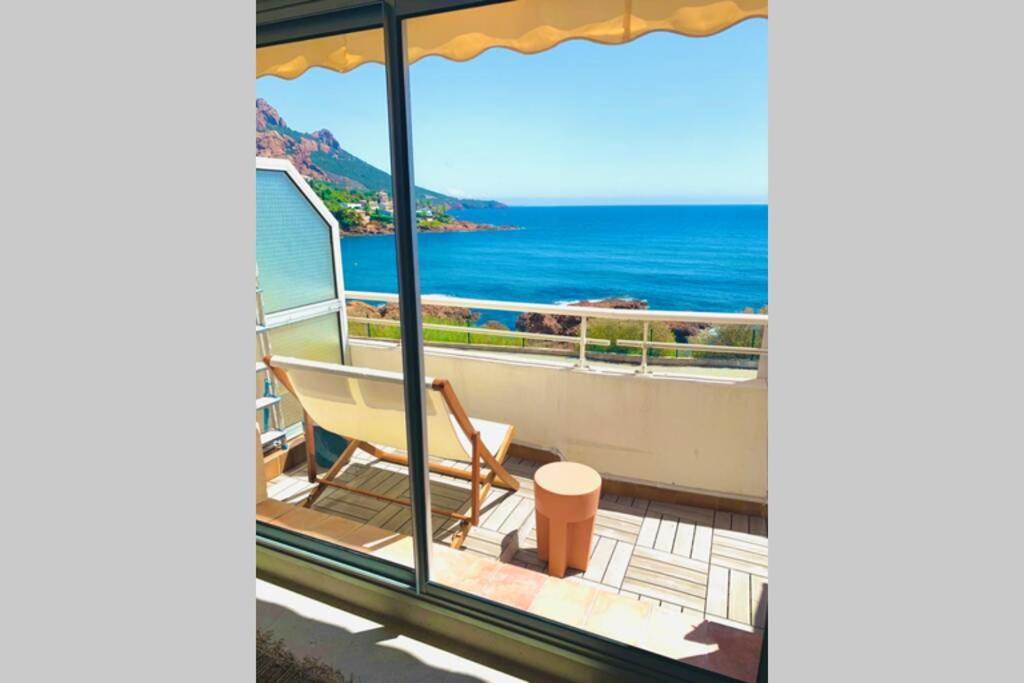 Antheor - Vue Exceptionnelle - Refait A Neuf 4 Couchages Lägenhet Saint-Raphaël Exteriör bild