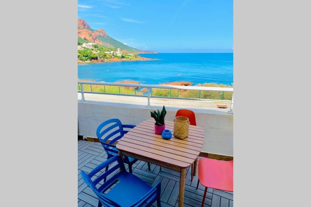 Antheor - Vue Exceptionnelle - Refait A Neuf 4 Couchages Lägenhet Saint-Raphaël Exteriör bild